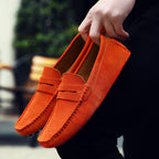 Suede Driving Loafers