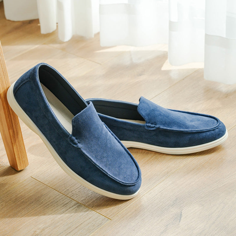 Soft Suede Slip-On Loafers