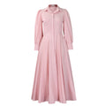 Puff-Sleeve Shirt Dress