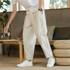 Drawstring Tapered Trousers