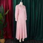 Puff-Sleeve Shirt Dress — detail