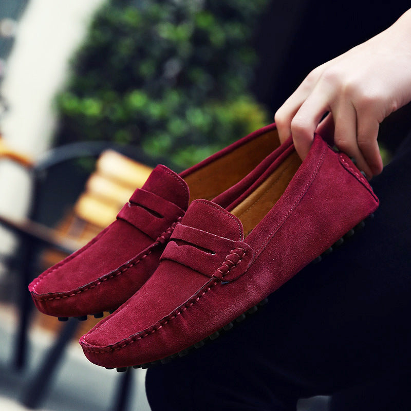 Suede Driving Loafers