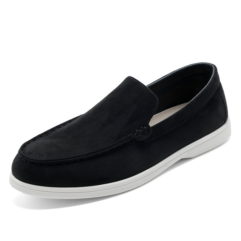 Soft Suede Slip-On Loafers