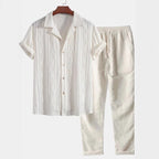 Diamond Knit Shirt Set