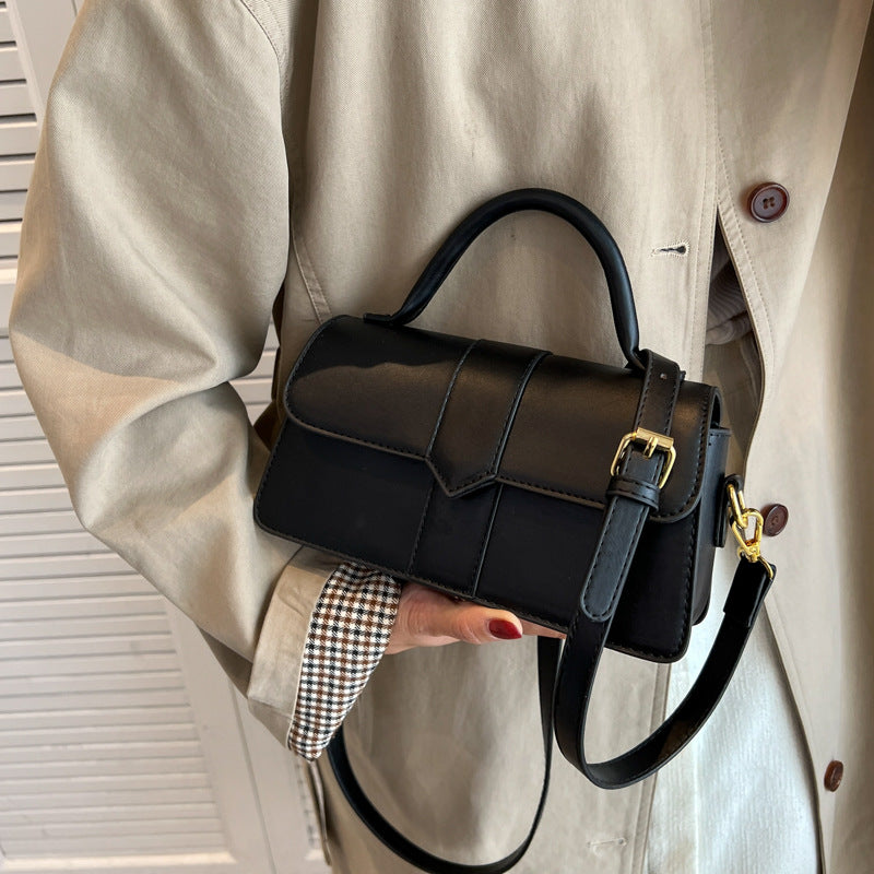 Fold-Over Top-Handle Bag