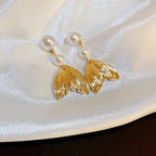 Floral Faux-Pearl Earrings