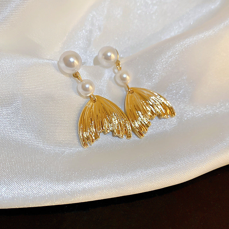 Floral Faux-Pearl Earrings