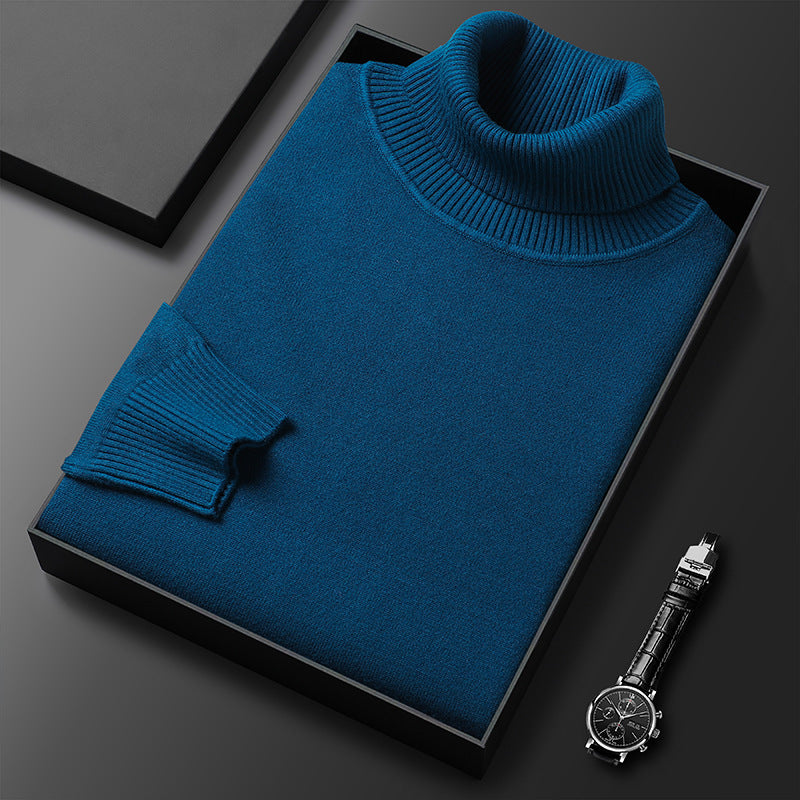 Soft-Knit Turtleneck Sweater