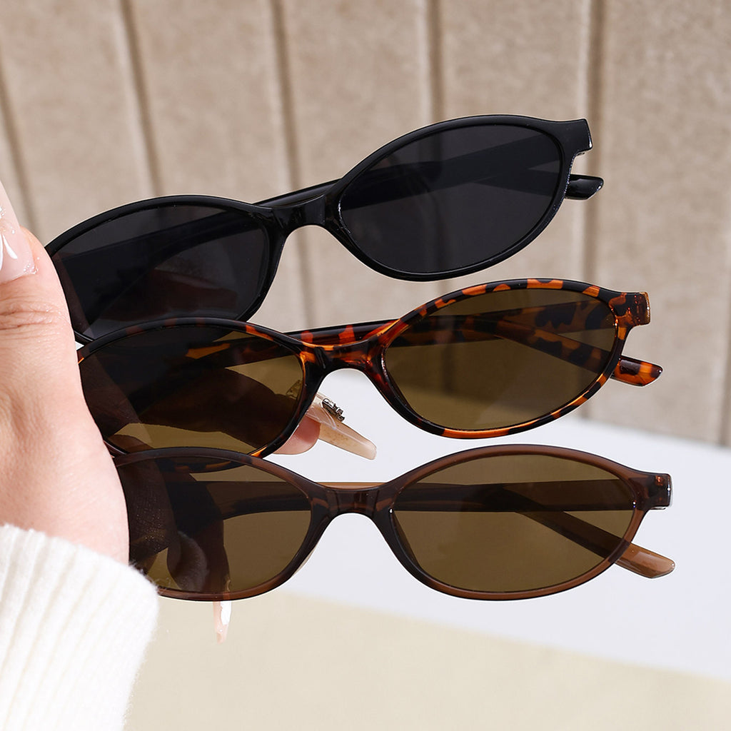 Slim Oval Sunglasses