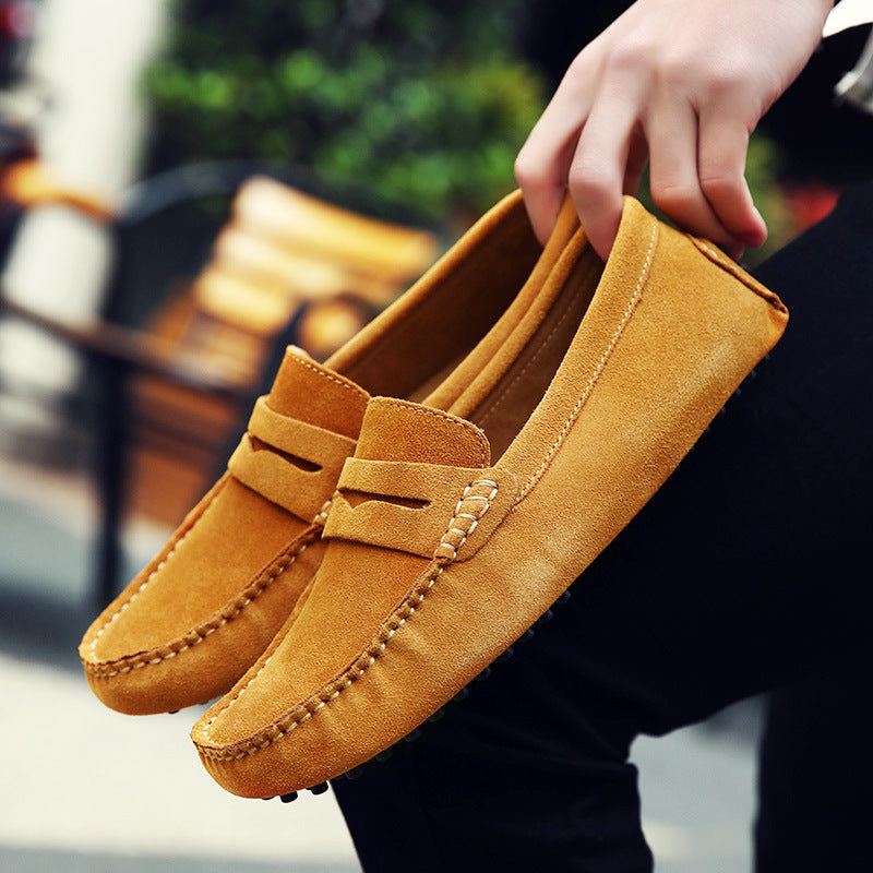 Suede Driving Loafers