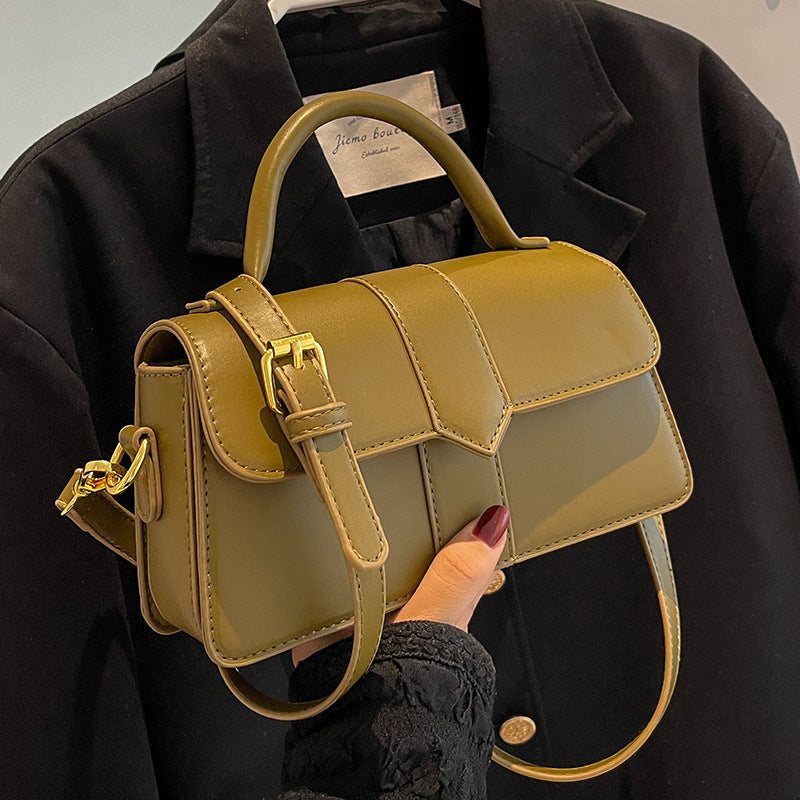 Fold-Over Top-Handle Bag