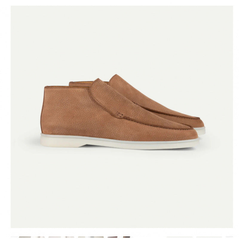 Suede Chukka Slip-Ons