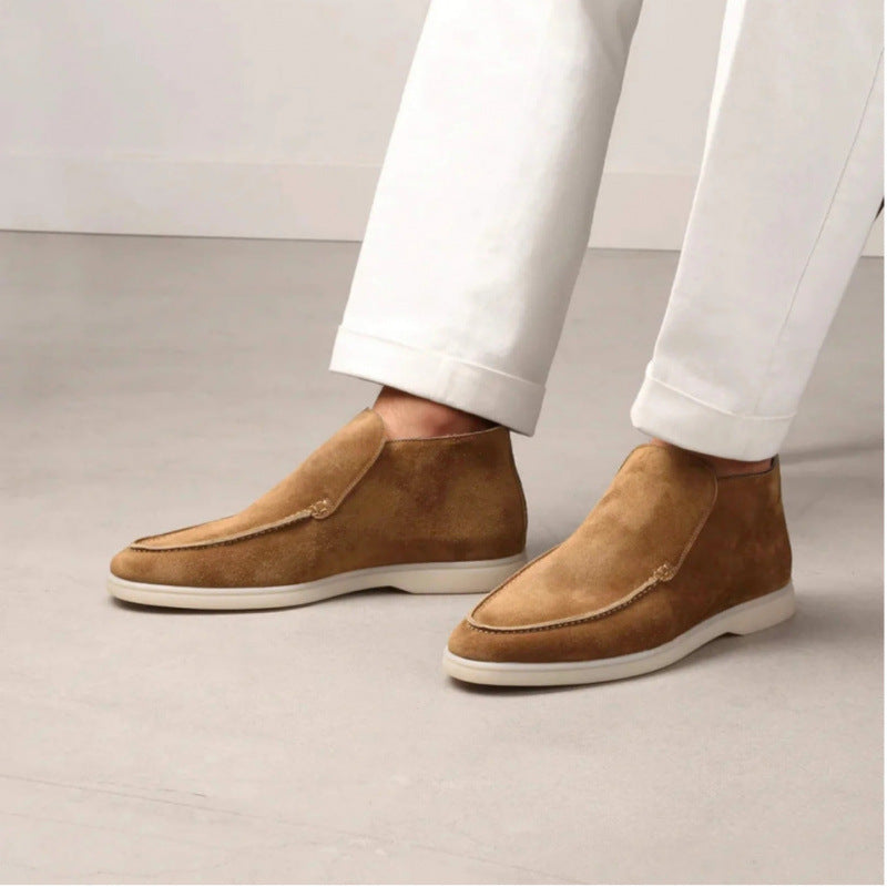 Suede Chukka Slip-Ons
