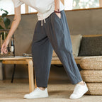 Drawstring Tapered Trousers