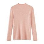 Seamless wool round-neck base layer shirt