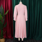 Puff-Sleeve Shirt Dress — detail