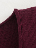 Two-Button Knit Vest — detail
