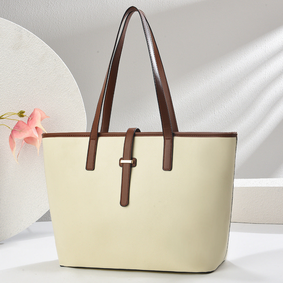 Structured Loop-Strap Tote