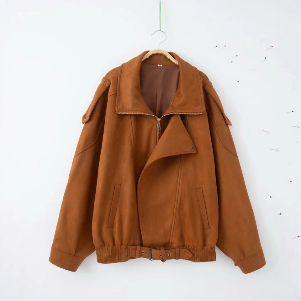 Storm-Collar Bomber Jacket