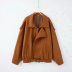 Storm-Collar Bomber Jacket