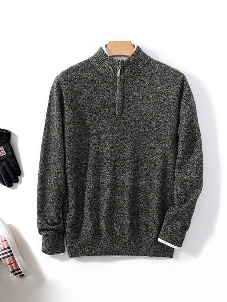 Wool Half-Zip Pullover