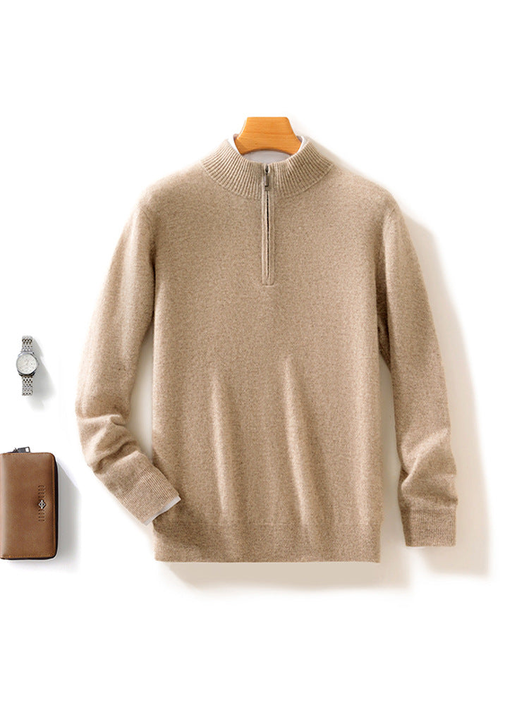 Wool Half-Zip Pullover