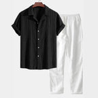 Diamond Knit Shirt Set