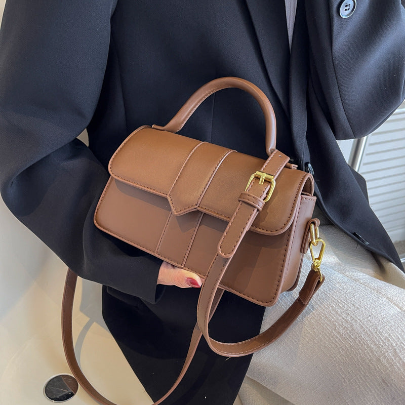 Fold-Over Top-Handle Bag