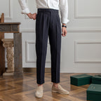 Belted Cropped Trousers