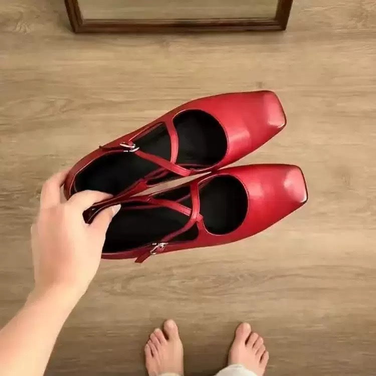 Women's Vintage Mary Jane Flat Shoes