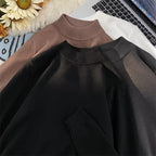Ribbed Mock-Neck Sweater — detail