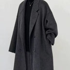 Double-Faced Wool Overcoat — detail