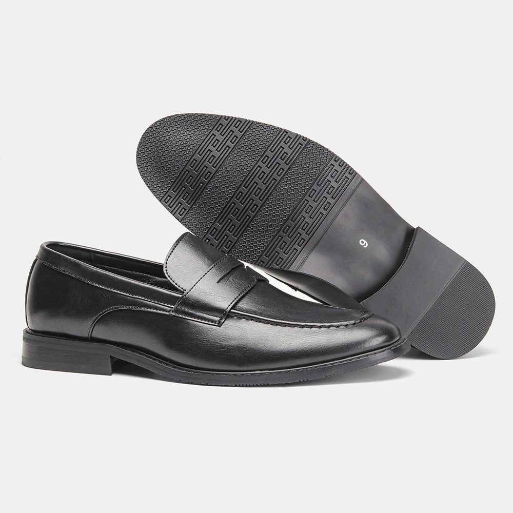 Dress Penny Loafers in Black — still life