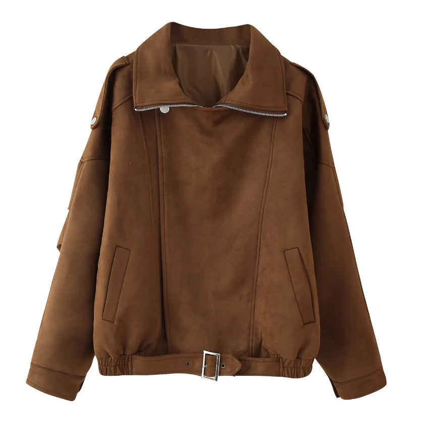 Storm-Collar Bomber Jacket