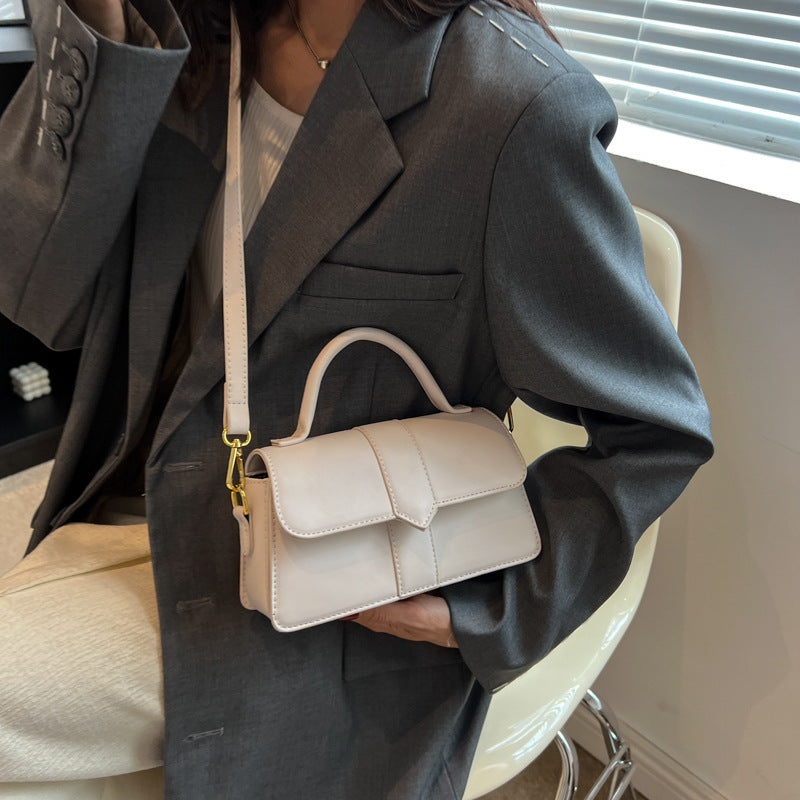 Fold-Over Top-Handle Bag