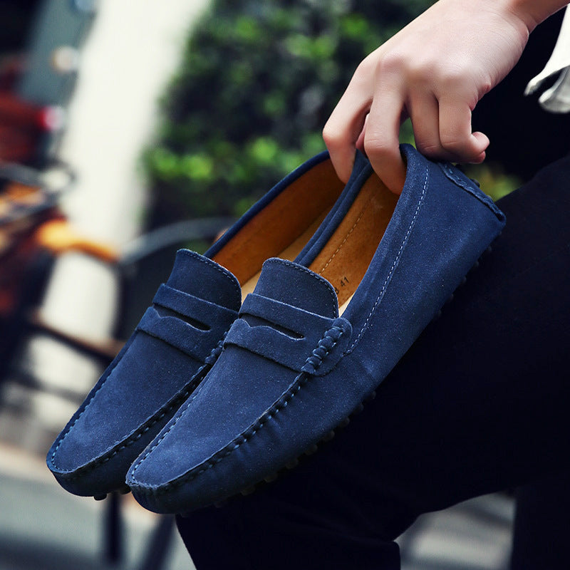 Suede Driving Loafers