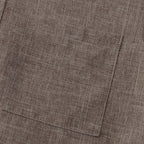 Band-Collar Pocket Shirt — detail