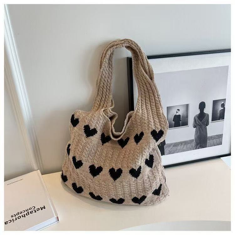 Openwork Knit Beach Tote