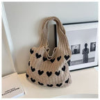 Openwork Knit Beach Tote
