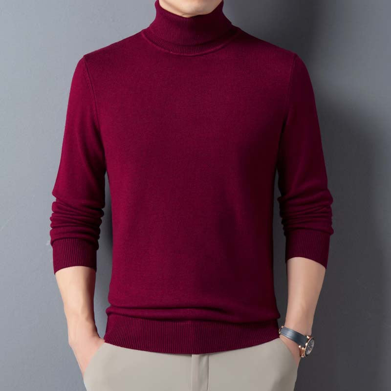 Wool-Blend Turtleneck Sweater — detail