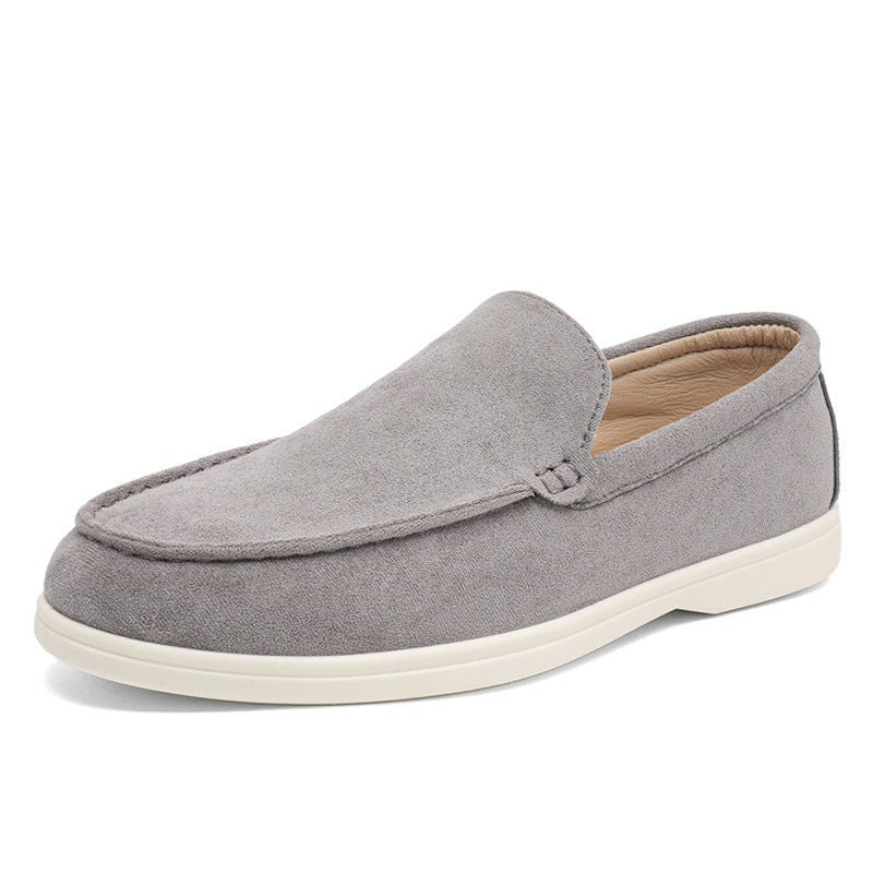 Soft Suede Slip-On Loafers