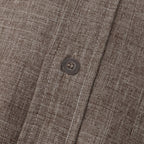 Band-Collar Pocket Shirt — detail