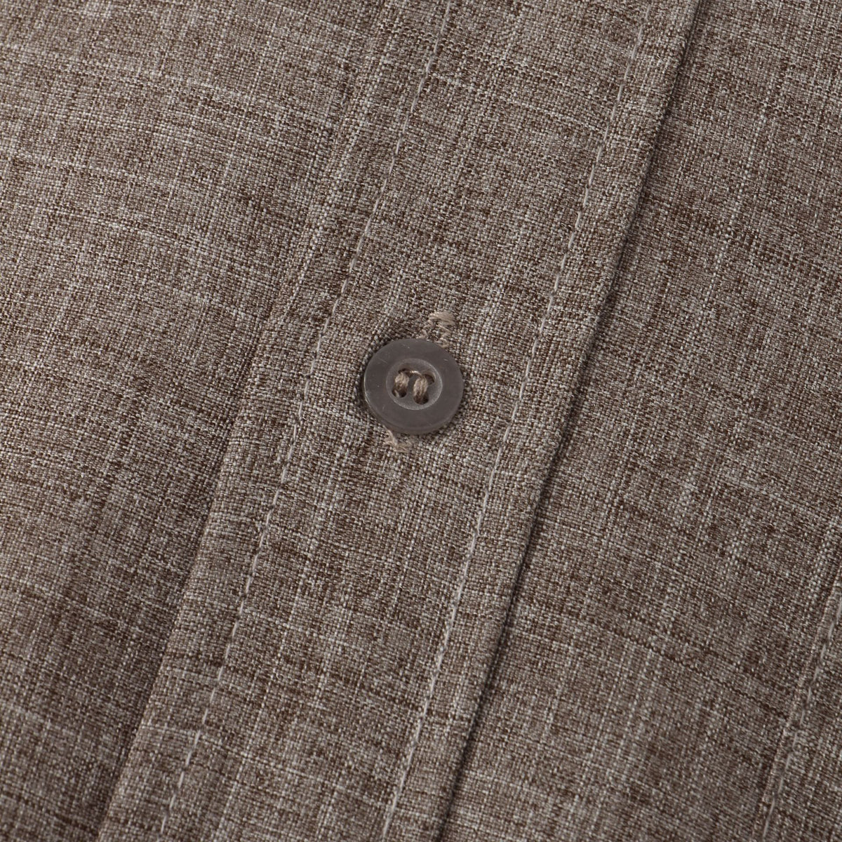 Band-Collar Pocket Shirt — detail