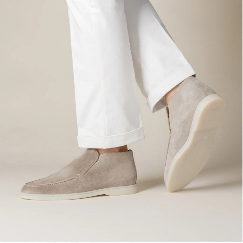 Suede Chukka Slip-Ons