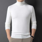 Wool-Blend Turtleneck Sweater — detail