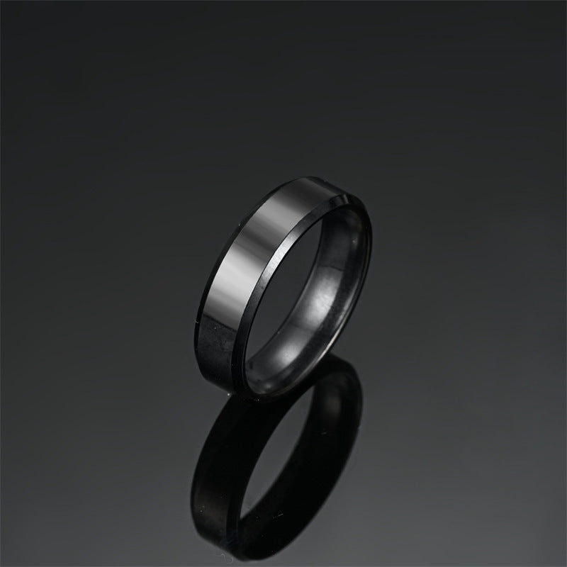 Beveled Stainless Steel Ring