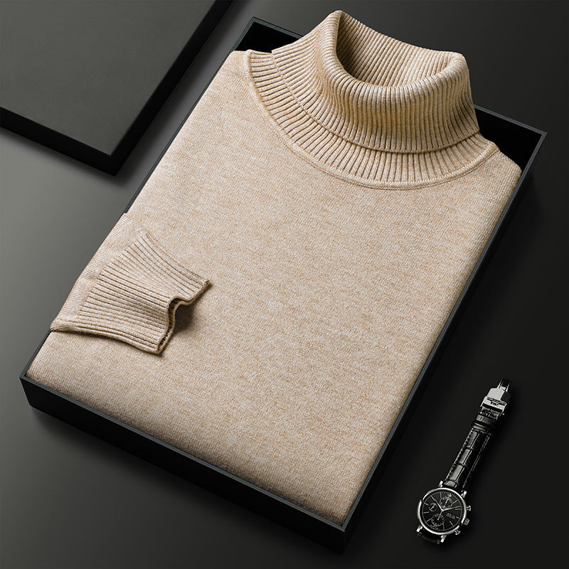 Soft-Knit Turtleneck Sweater