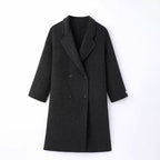 Double-Faced Wool Overcoat — flat lay