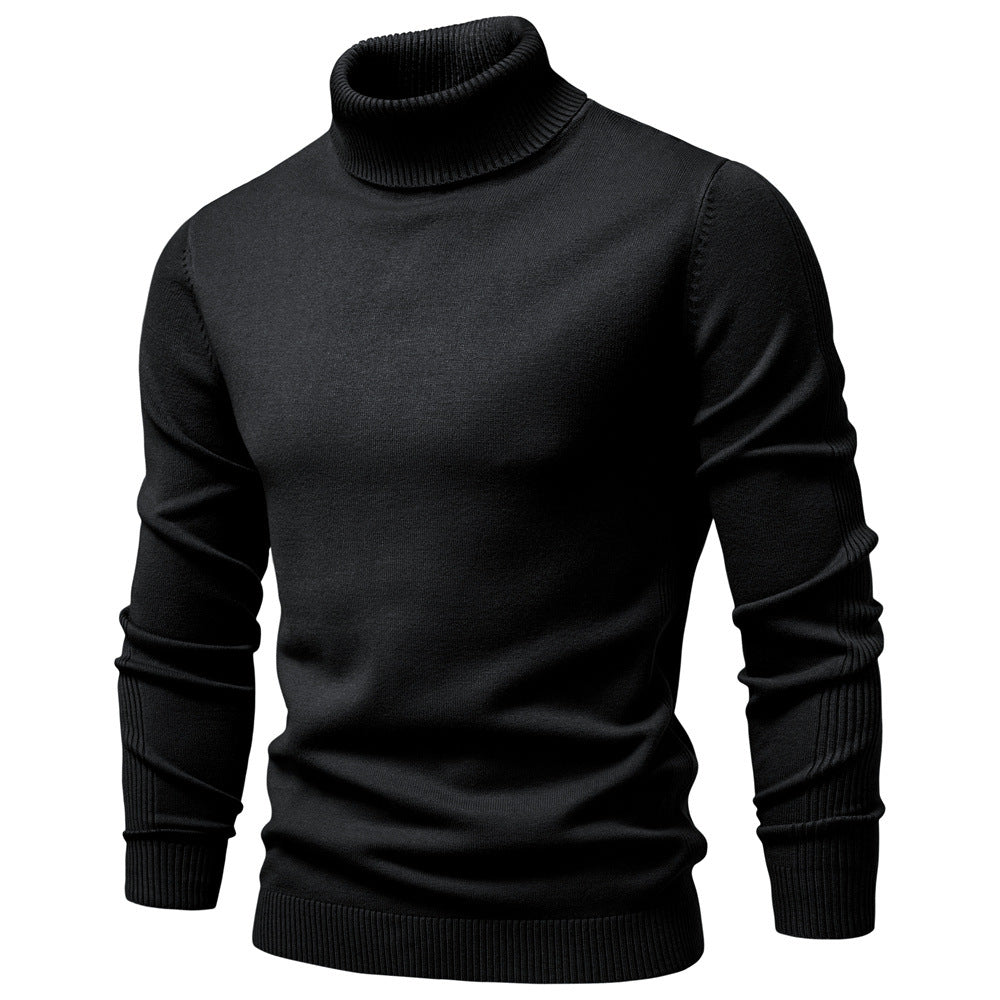 Viscose Turtleneck Sweater — detail