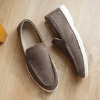 Soft Suede Slip-On Loafers